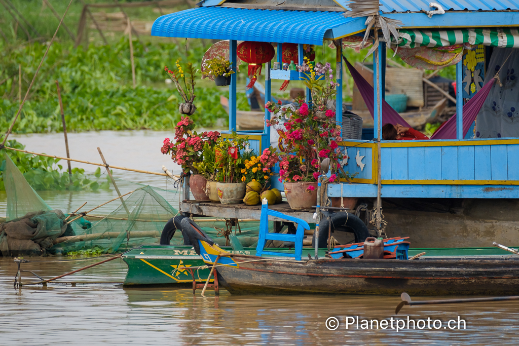 Village flottant de Kampong Chhnang