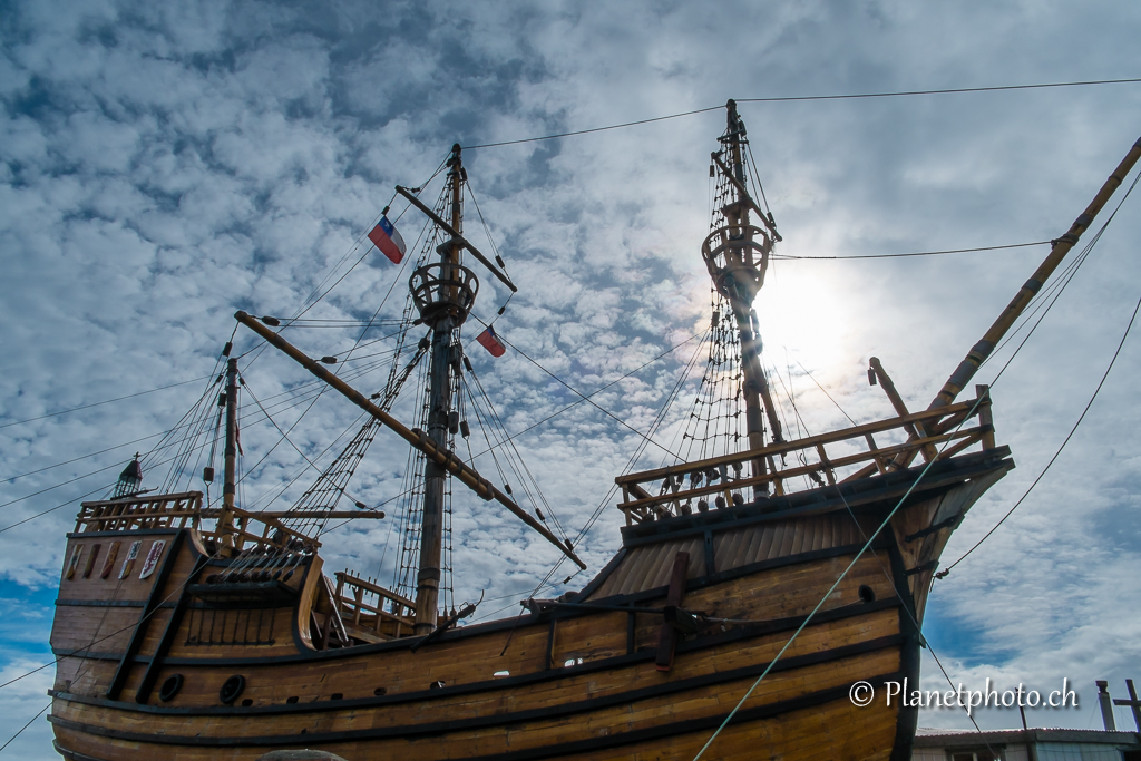 Punta Arenas - Réplique du bateau de Ferdinand de Magellan